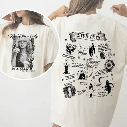 Vintage Stevie Nicks Rock Legend - Stevie Nicks Iconic Songs 2 Sides