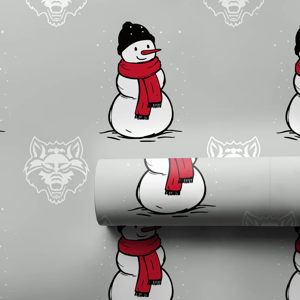 Wolf Snowman