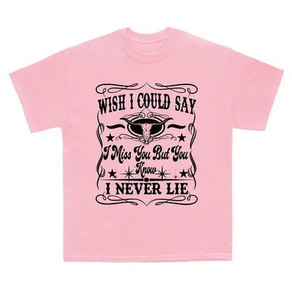 Zachh Top I Never Lie Vintage