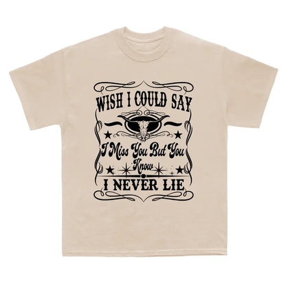 Zachh Top I Never Lie Vintage
