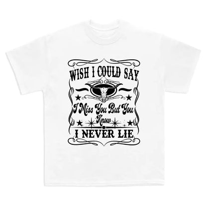 Zachh Top I Never Lie Vintage
