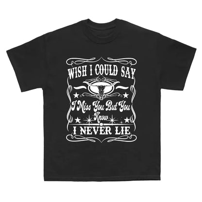 Zachh Top I Never Lie Vintage