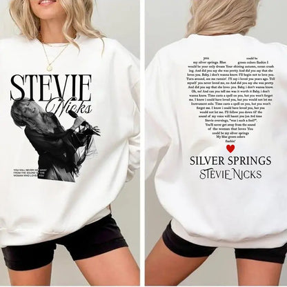 Silver Springs and Vintage Image 2 Sides T-Shirt